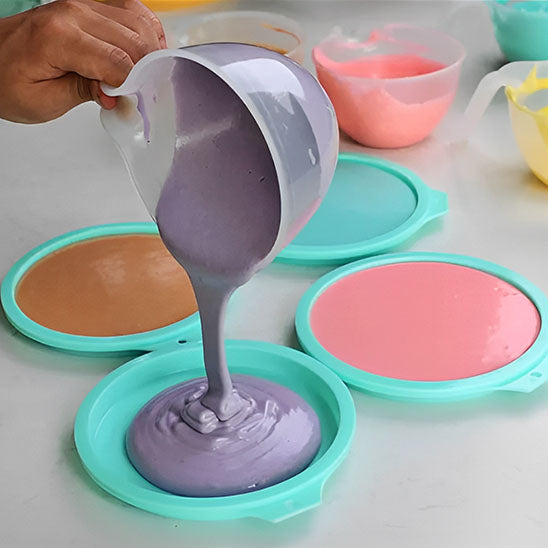 MOULE SILICONE - ARC EN CIEL