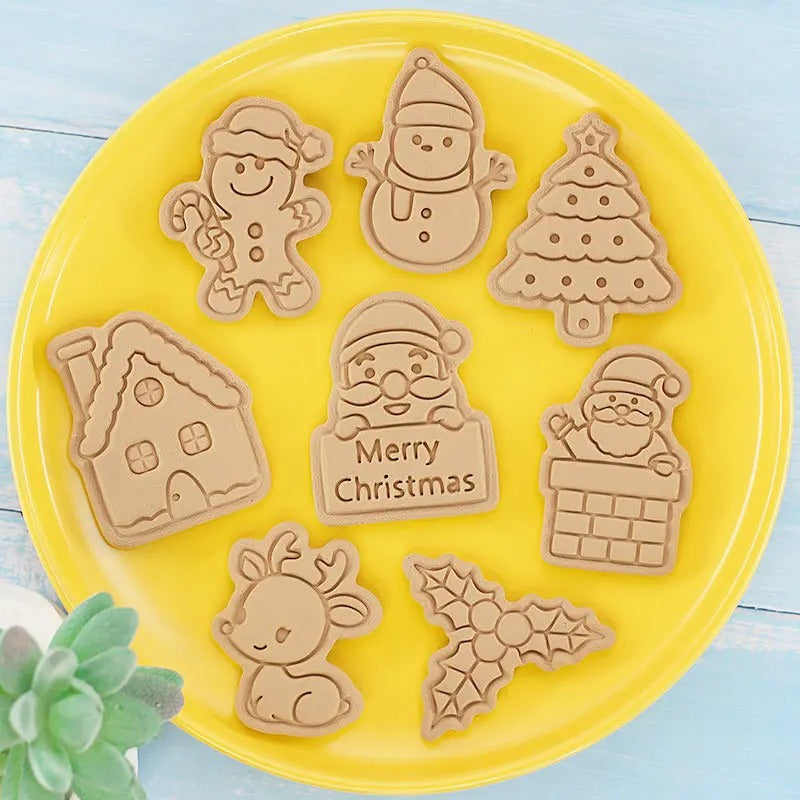 EMPORTE PIECE - LOT DE 8 - NOEL