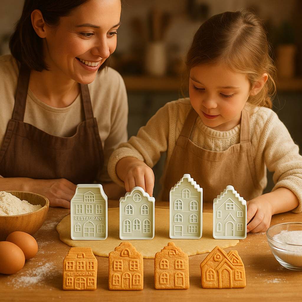 emporte-piece-noel-maman-fillette