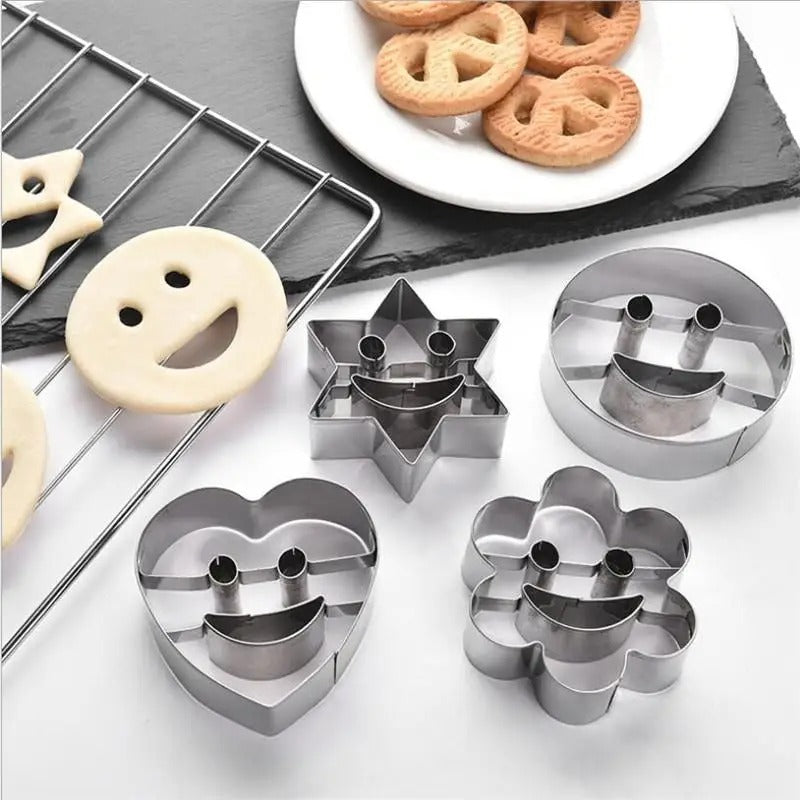 EMPORTE PIÈCE SMILEY - LOT DE 4