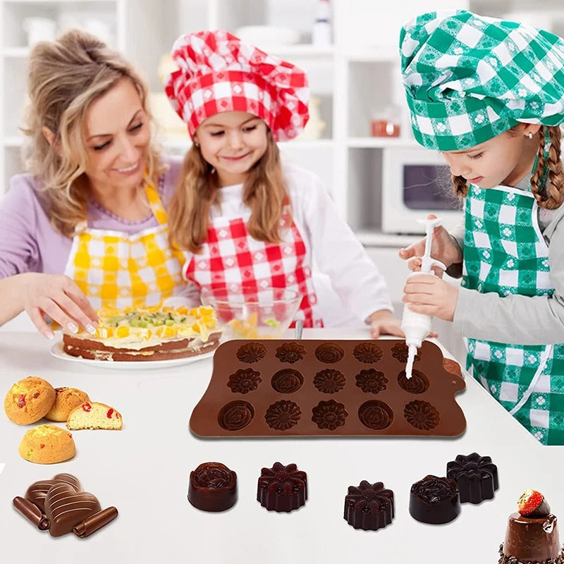 maman-deux-filles-moule-a-chocolats