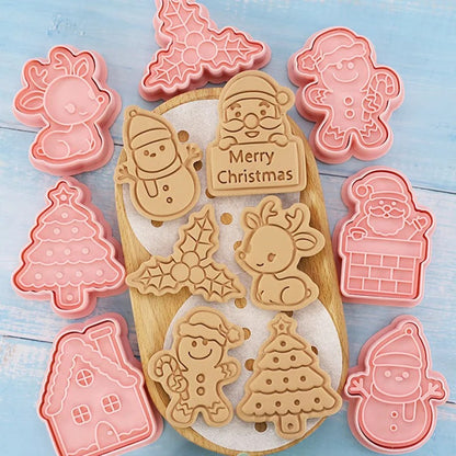 EMPORTE PIECE - LOT DE 8 - NOEL