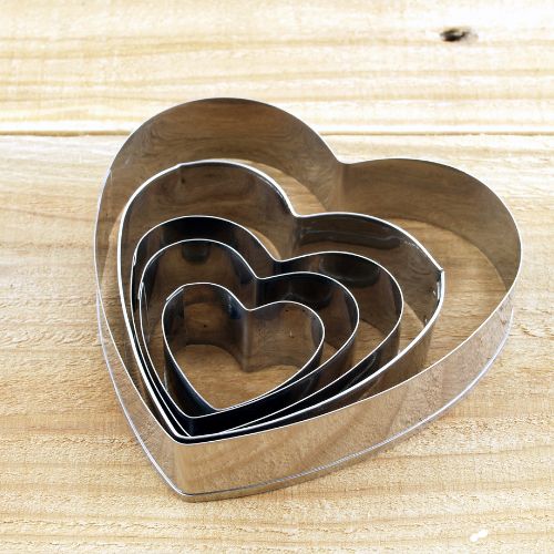 EMPORTE PIÈCE COEUR - LOT DE 5