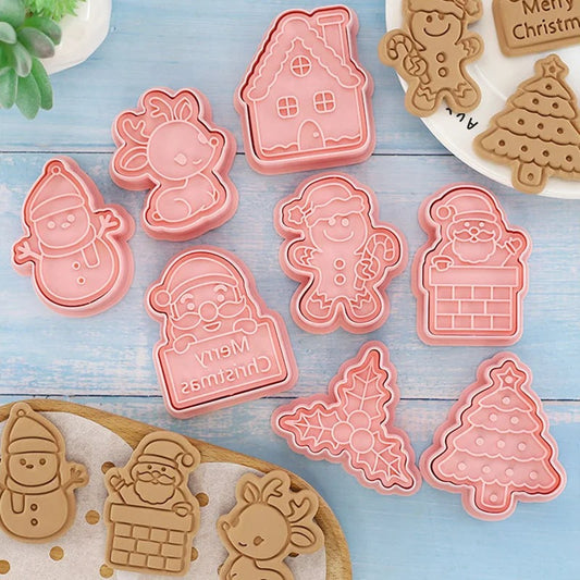 EMPORTE PIECE - LOT DE 8 - NOEL
