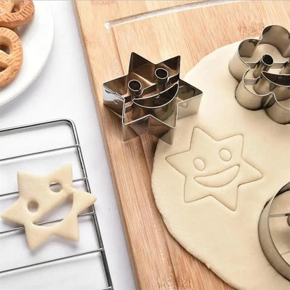 EMPORTE PIÈCE SMILEY - LOT DE 4