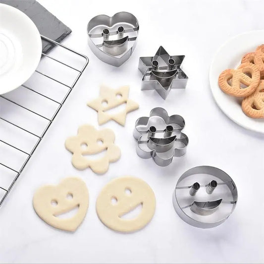 EMPORTE PIÈCE SMILEY - LOT DE 4