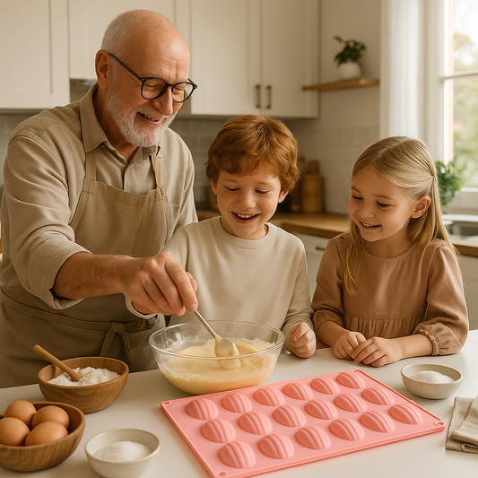 grand-pere-petits-enfants-moule-a-madeleine