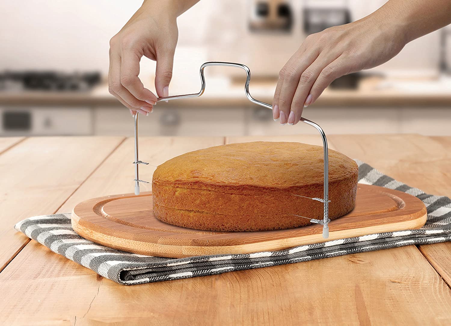 CakeTrancheur™ - Outils de coupe de gâteau en métal | Pâtisserie - Boutique Patisserie